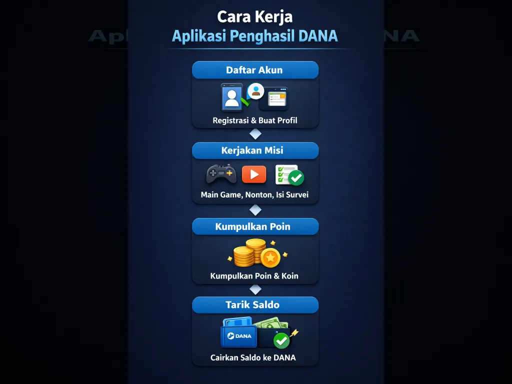 Cara kerja aplikasi penghasil Dana